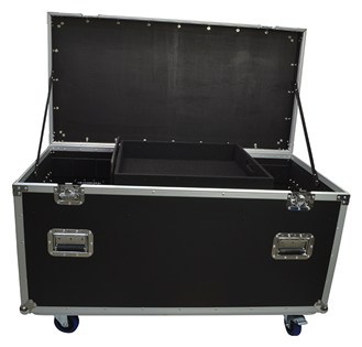 Large Universal Flight Case with Wheels 1220x640x625mm
